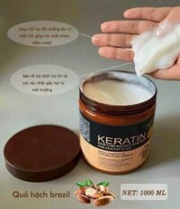 Kem Hấp Dầu Ủ Tóc KERATIN Quả Hạch (1000ML)