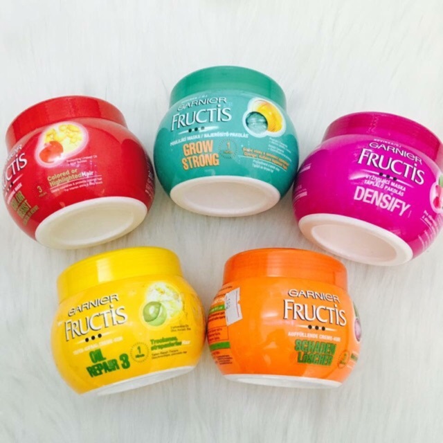 Kem hấp dưỡng tóc Garnier Fructis 300ml - Đức