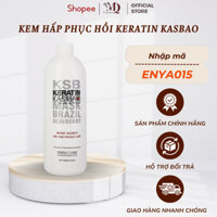 Kem Hấp KERATIN KASIBAO KSB BRAZIL ACAI BERRY Phục Hồi Tóc Hư, Giúp Tóc Mềm Mượt (1000ml)