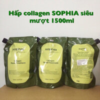 Kem hấp phục hồi tóc Collagen Sophia Repair Treatment Platinum 1500ml (dạng túi)