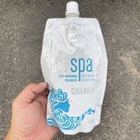 Kem hấp phục hồi tóc khô xơ hư tổn Wellmate Collagen Hair Spa 500ml T