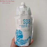 Kem hấp phục hồi tóc khô xơ hư tổn Wellmate Hair Spa Deep Nourishing Creambath 500ml[Chính hãng]