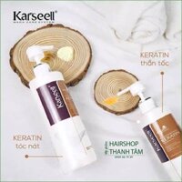 Kem hấp phục hồi tóc nát MẬT ONG Keratin Karseell Maca 500ml - chính hãng