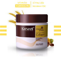 Kem Hấp Tóc Collagen Karseell Maca Siêu Mềm Mượt Tóc Ý 500ml Dạng hủ