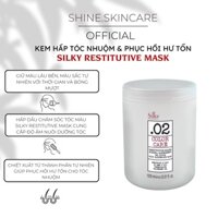 Kem hấp tóc nhuộm chăm sóc tóc màu phục hồi khô xơ hư tổn SILKY RESTITUTIVE MASK 250ML/ 1000ML - Shine.skincare