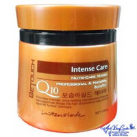 Kem HẤP Ủ Tóc cao cấp Be Touch Q10 Intense Care Nutri Care Mask Q10 (Hàn Quốc) 1000g - MK