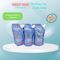 Kem Hấp Ủ Tóc Phủ Lụa Diva Collagen- Phục Hồi Tóc Hư Tổn 500ML