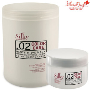 Kem hấp ủ tóc phục hồi Silky Restitutive Mask Italia - 1000ml