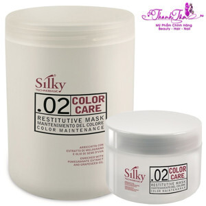 Kem hấp ủ tóc phục hồi Silky Restitutive Mask Italia - 1000ml