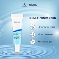 Kem hỗ trợ mờ sẹo ACTISCAR Chính Hãng – Hỗ Trợ cải thiện sẹo cũ, ngăn ngừa hình thành sẹo mới và làm mềm, phẳng, mờ sẹo thâm/ rỗ/ lồi/ lõm/ sau phẫu thuật/ sẹo lâu năm…