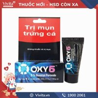 Kem hỗ trợ trị mụn Oxy 5 Lotion | Tuýp 10g