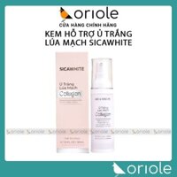 Kem Hỗ Trợ Ủ Trắng Da Mặt Lúa Mạch Collagen Sica White 30ml Chính Hãng Giá Sỉ