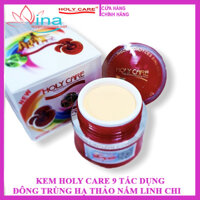 KEM HOLY CARE ĐÔNG TRÙNG HẠ THẢO NẤM LINH CHI 9 TÁC DỤNG (9 TRONG 1) 25gr