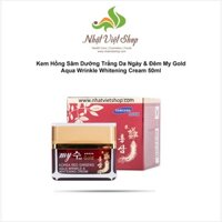 Kem Hồng Sâm Dưỡng Trắng Da Ngày & Đêm My Gold - Aqua Wrinkle Whitening Cream 50ml