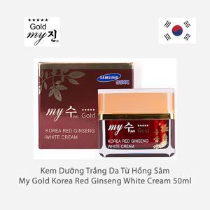 Kem hồng sâm My Gold Korea Red Ginseng White Cream 50ml