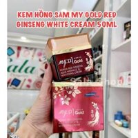 KEM HỒNG SÂM MY GOLD RED GINSENG WHITE CREAM 50ML
