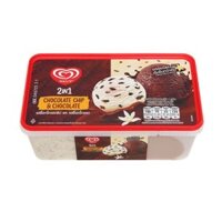 Kem hộp 2in1 socola chip & socola Wall'S hộp 390g