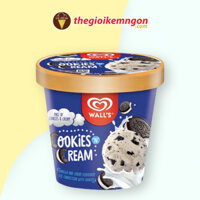 Kem hộp bánh quy Wall's Selection Cookie & Cream (750ML)
