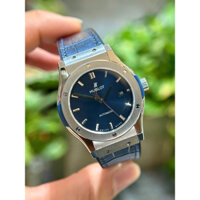 Kèm Hộp Đẹp HUBLOT Xưởng TW Máy Nhật Xịn 40mm  - Phiền Bản Tinh Chỉnh Vành Nhựa màu Xanh