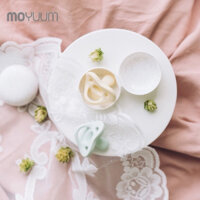 (Kèm hộp đựng) Núm ti giả Moyuum silicone cho bé