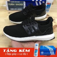 [KÈM HỘP +LỌ TẨY GIÀY] GIÀY ULTRA BOOST 3.0 ĐEN TRẮNG NAM NỮ 2020 new new new : ""