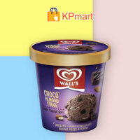Kem hộp socola hạnh nhân Wall's Choco Almond Fudge 750ML