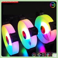 KÈM HUB Quạt tản nhiệt, Fan Case Coolmoon Y1 LED RGB (Bộ 2-10 Fan + Hub Remote)
