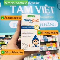 Kẽm Hữu Cơ Nhỏ Giọt Cho Bé - NOVOZINC - Hàm Lương Cao, Không Vị Chát 15ml