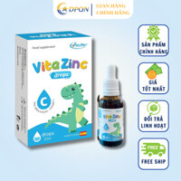 Kẽm Hữu Cơ Nhỏ Giọt Vita ZinC Hỗ Trợ Ăn Ngon Tăng Cân, Tăng Sức Đề Kháng Cho Bé 30ml