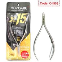 Kềm Inox cắt da Lady Care 3 mang (vuông, tròn) - Mua 1 kềm Inox tặng 1 kềm cùng loại