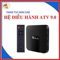 [kèm khiển giọng nói] Android Tivi Box Tanix TX3 Mini - Ram 2GB Rom 16GB Android 9.0 wifi 5g có bluetooth 4.0