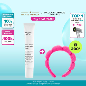 Kem kiểm soát dầu, giảm thiểu lỗ chân lông Paula's Choice Shine Stopper Instant Matte Finish 30ml