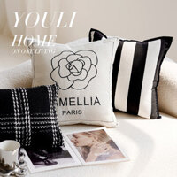 Kem kiểu Pháp & BW Ném Gối Sofa Đệm