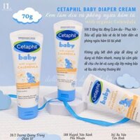Kem Làm Dịu & Phòng Ngừa Hăm Tã - CETAPHIL BABY DIAPER CREAM Với Hoa Cúc Hữu Cơ