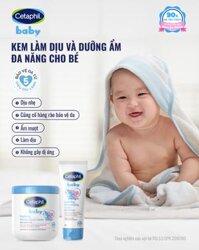 Kem làm dịu và dưỡng ẩm cho bé Cetaphil Baby Soothing & Moisturising Cream