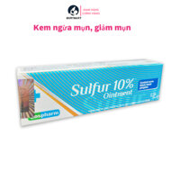 Kem Làm Giảm Mụn, Mờ Thâm Cospharm Sulfur Ointment 10% 30g