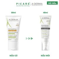 Kem Làm Mềm Da, Dịu Kích Ứng A-Derma Cho Da Khô Đến Rất Khô Exomega Control Emollient Cream 50ml
