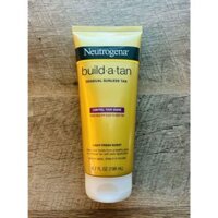 Kem làm nâu da Neutrogena Build-A-Tan Gradual Sunless Self-Tanning Body Lotion 198ml (Mỹ)