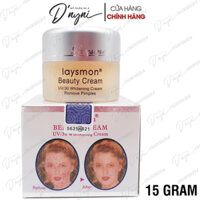 Kem Làm Trắng Da Laysmon Beauty Cream UV/30 Whitening Cream Effect 4 in 1 Đài Loan 15 Gram