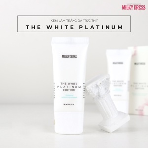 Kem làm trắng da tức thì Milky Dress The White Platinum Edition (30ml)