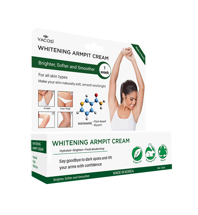 Kem làm trắng vùng da dưới cánh tay Vacosi Whitening Armpit Cream 30ml