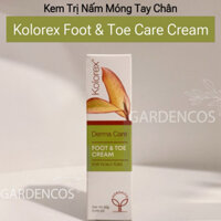 Kem Loại Bỏ Nấm Móng Tay Chân Kolorex Foot & Toe Care Cream 25g - Gardencos