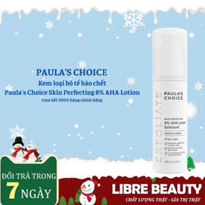 Kem loại bỏ tế bào chết mềm mịn da Paula's Choice Skin Perfecting 8% AHA Lotion 100ml