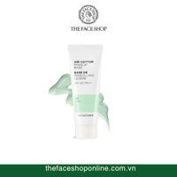 Kem Lót Air Cotton Make Up Base SPF30 PA++ TheFaceShop 01 Mint