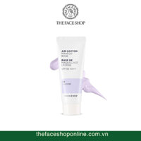 Kem Lót Air Cotton Make Up Base SPF30 PA++ TheFaceShop 02 Lavender