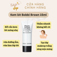 Kem lót Bobbi Brown Vitamin Enriched Face Base thấm nhanh không bết rít, lớp nền căng bóng 15ml
