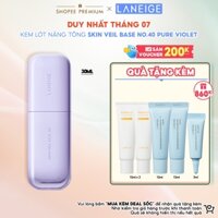 Kem Lót Dưỡng Ẩm & Nâng Tông Laneige Skin Veil Base No.40 Pure Violet 30ml