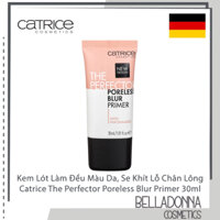 Kem Lót Làm Đều Màu Da, Se Khít Lỗ Chân Lông Catrice The Perfector Poreless Blur Primer 30ml