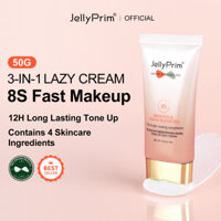 Kem lót làm trắng da lười JellyPrrim 8s Làm sáng da & đều tông màu 12H Vỏ lâu trôi Blemishes BB Cream Make Up Chăm sóc da