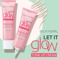 Kem Lót Nâng Tông, Làm mịn. Sáng Da Silkygirl Let It Glow Tone Up Cream SPF 50 PA+++ - MÈO BEAUTY